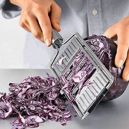 Rallador Multifunción de Acero Inoxidable con Cuchilla para Vegetales y Frutas - Image 5
