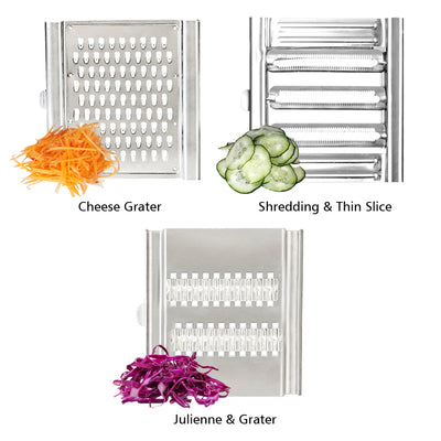 Rallador Multifunción de Acero Inoxidable con Cuchilla para Vegetales y Frutas - Image 2