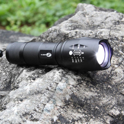 Linterna LED Táctica Profesional T6 de Aluminio - Ultra Potente 18650 - Image 5