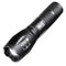 Linterna LED Táctica Profesional T6 de Aluminio - Ultra Potente 18650