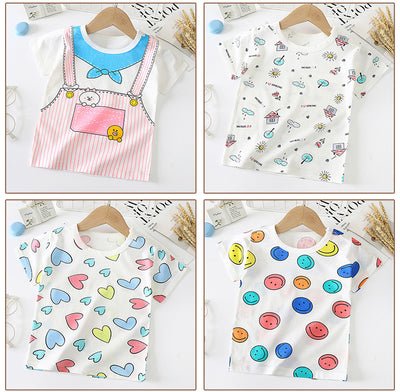 Camiseta de Algodón Manga Corta para Bebé y Niño - Image 22