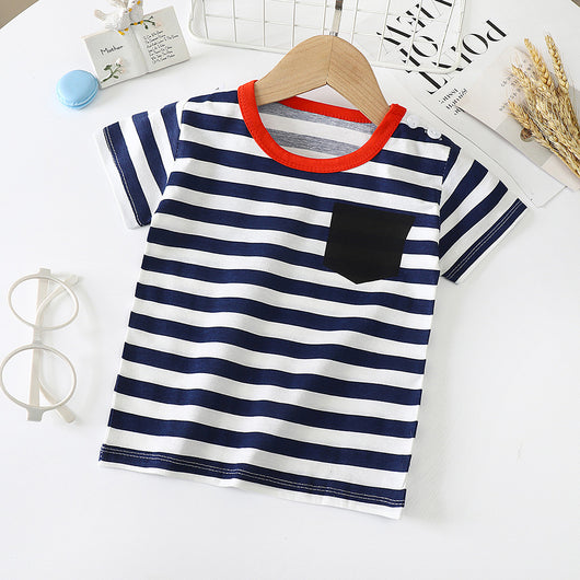 Camiseta de Algodón Manga Corta para Bebé y Niño - Image 5