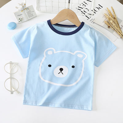 Camiseta de Algodón Manga Corta para Bebé y Niño - Image 14