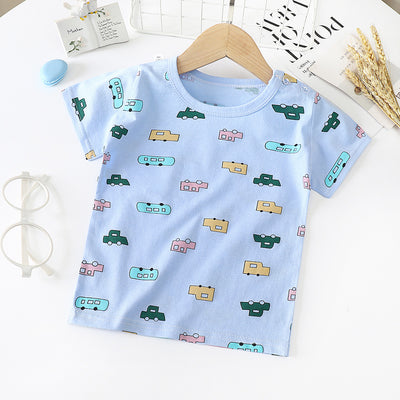 Camiseta de Algodón Manga Corta para Bebé y Niño - Image 13