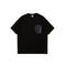 Remera Suelta Hombre con Costuras de Contraste y Detalles Reflectantes