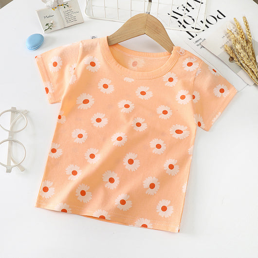 Camiseta de Algodón Manga Corta para Bebé y Niño - Image 18