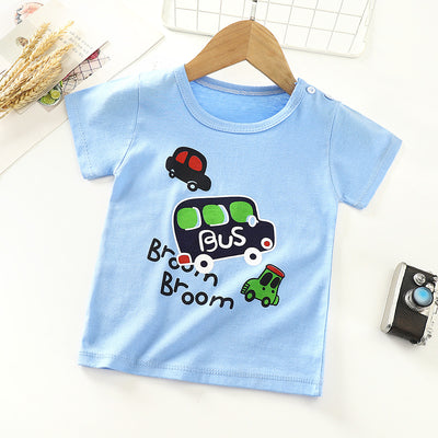 Camiseta de Algodón Manga Corta para Bebé y Niño - Image 19