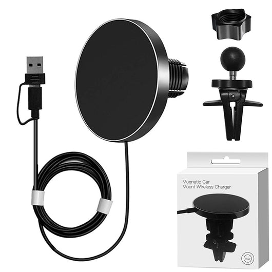 Cargador Inalámbrico Magnético para Auto 15W
