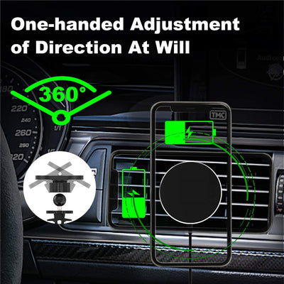 Cargador Inalámbrico Magnético para Auto 15W - Image 4