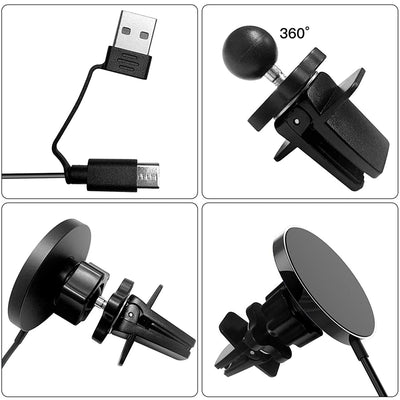 Cargador Inalámbrico Magnético para Auto 15W - Image 6