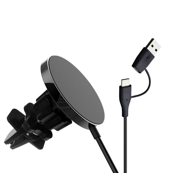 Cargador Inalámbrico Magnético para Auto 15W
