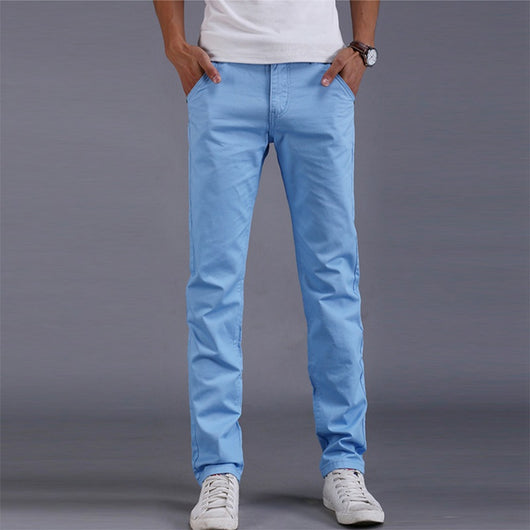 Pantalones Rectos Slim Fit Estilo Coreano para Hombre Joven - Image 17