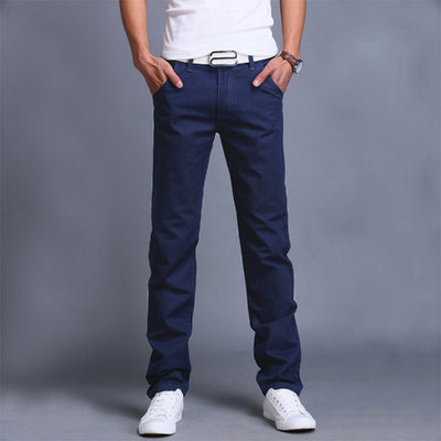 Pantalones Rectos Slim Fit Estilo Coreano para Hombre Joven - Image 15