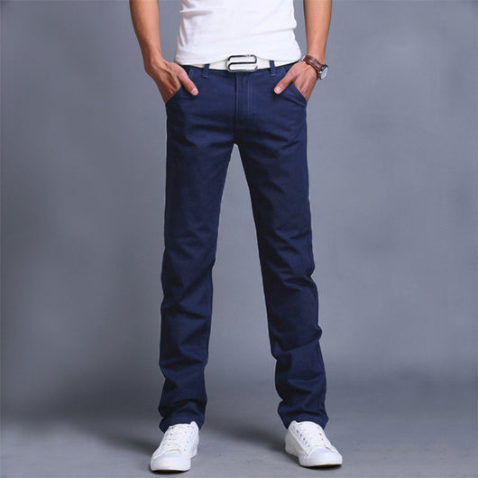 Pantalones Rectos Slim Fit Estilo Coreano para Hombre Joven - Image 6