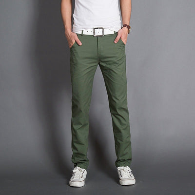 Pantalones Rectos Slim Fit Estilo Coreano para Hombre Joven - Image 7