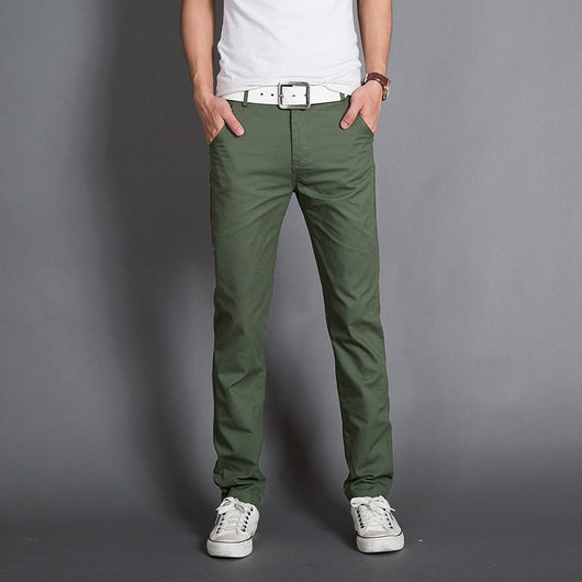 Pantalones Rectos Slim Fit Estilo Coreano para Hombre Joven - Image 7