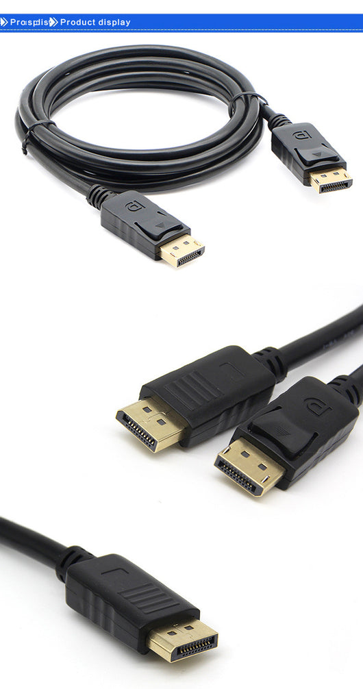 Cable Extensor DisplayPort 1.8m - Conexión DP Macho a Macho - Image 5