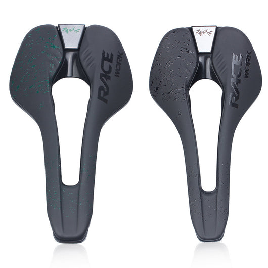 Asiento de Bicicleta Acolchado con Cuero Microfiber - Cómodo y Transpirable