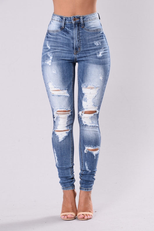 Jeans Oversized con Roturas en los Tobillos - Image 3