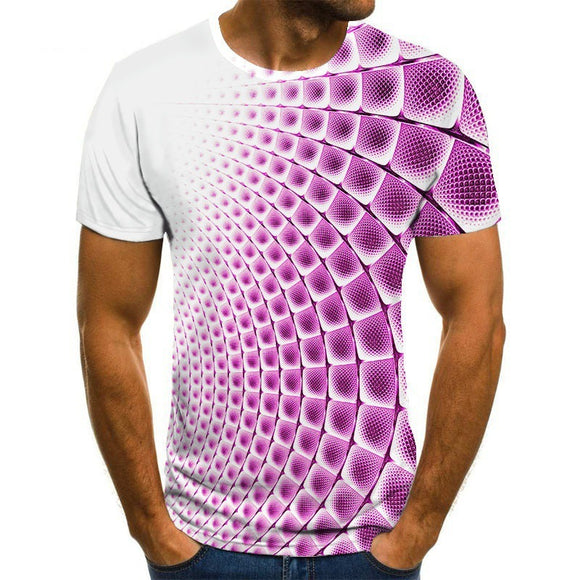 Playera Gráfica 3D Multicolor Personalizada - Streetwear Casual para Hombre