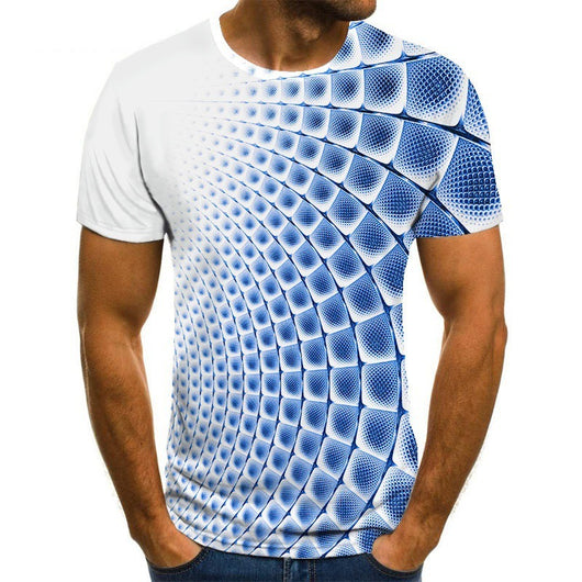 Playera Gráfica 3D Multicolor Personalizada - Streetwear Casual para Hombre - Image 4
