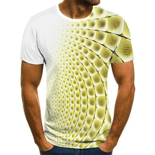 Playera Gráfica 3D Multicolor Personalizada - Streetwear Casual para Hombre - Image 6