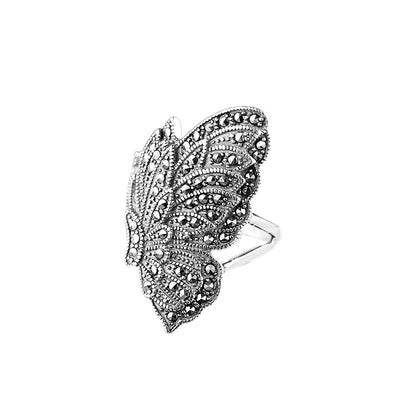 Anillo Mariposa Ajustable en Plata 925 con Piedra Maksai - Image 5