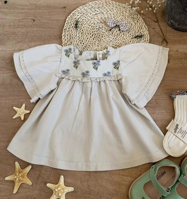 Blusa Infantil de Encaje Floral Estilo Europeo y Americano - Image 12
