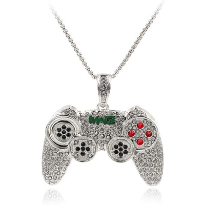 Collar Aleación Máquina de Juegos Lleno de Diamantes - Image 5