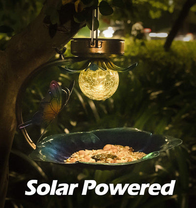 Comedero Solar para Pájaros con Diseño Agrietado - Image 9