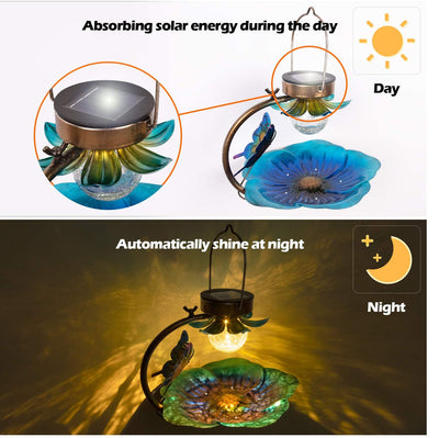 Comedero Solar para Pájaros con Diseño Agrietado - Image 12