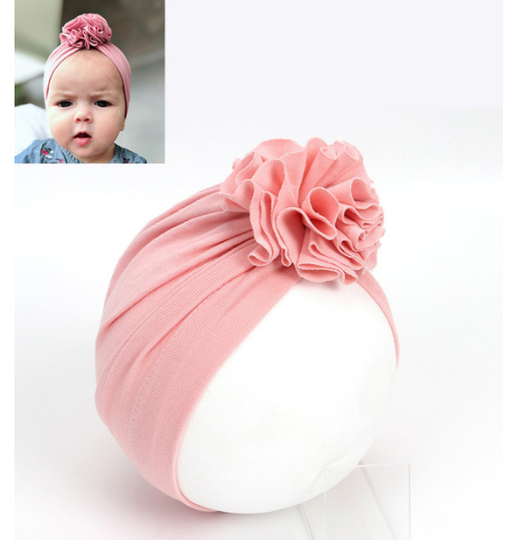 Turbante Floral para Bebé Recién Nacido - Gorro Indio Niña - Image 2