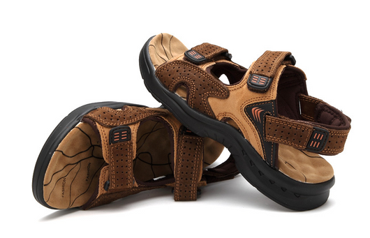 Sandalias de Cuero para Hombre con Plataforma y Puntera - Piel Premium para Exterior - Image 14