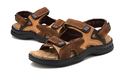 Sandalias de Cuero para Hombre con Plataforma y Puntera - Piel Premium para Exterior - Image 11