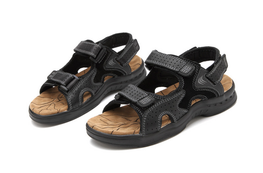 Sandalias de Cuero para Hombre con Plataforma y Puntera - Piel Premium para Exterior - Image 12