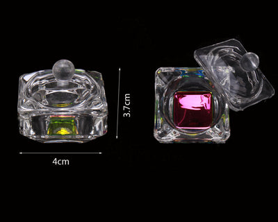 Copa Octagonal de Cristal para Líquidos de Uñas - Image 8