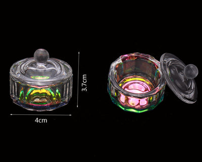 Copa Octagonal de Cristal para Líquidos de Uñas - Image 11