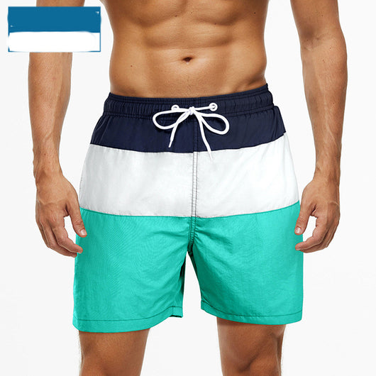 Pantalones Cortos de Baño para Hombre Talla Grande con Costura de Cuatro Puntos - Image 9