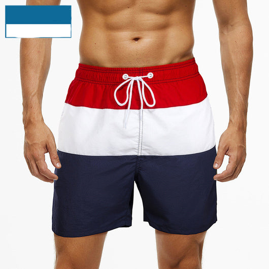 Pantalones Cortos de Baño para Hombre Talla Grande con Costura de Cuatro Puntos - Image 7