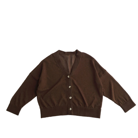 Cardigan de Seda de Hielo para Niños - Diseño Coreano Moderno - Image 7