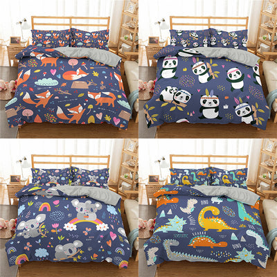 Juego de Cama Infantil Impresión 3D con Diseños Animados - Funda Nórdica y Fundas de Almohada - Image 6