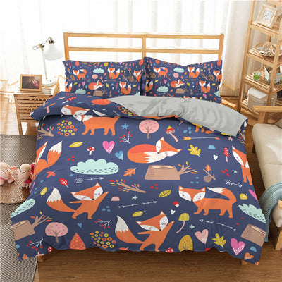 Juego de Cama Infantil Impresión 3D con Diseños Animados - Funda Nórdica y Fundas de Almohada - Image 7