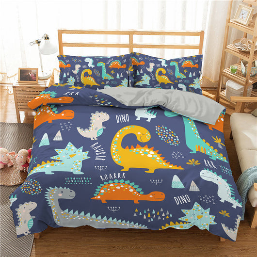 Juego de Cama Infantil Impresión 3D con Diseños Animados - Funda Nórdica y Fundas de Almohada - Image 3