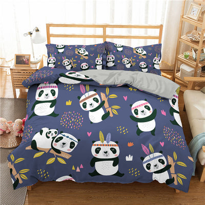 Juego de Cama Infantil Impresión 3D con Diseños Animados - Funda Nórdica y Fundas de Almohada - Image 4