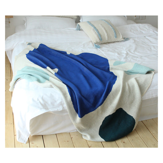 Manta de Algodón Tejida con Borlas para Sofá y Cama - Image 10