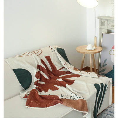 Manta de Algodón Tejida con Borlas para Sofá y Cama - Image 11