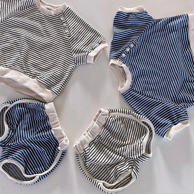 Conjunto de Dos Piezas a Rayas para Bebé y Niño Pequeño - Image 8