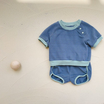 Conjunto de Dos Piezas a Rayas para Bebé y Niño Pequeño - Image 14
