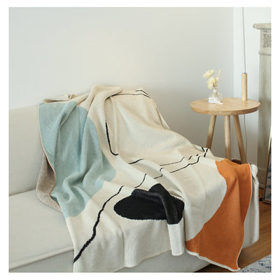 Manta de Algodón Tejida con Borlas para Sofá y Cama - Image 5