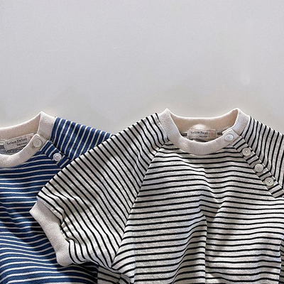 Conjunto de Dos Piezas a Rayas para Bebé y Niño Pequeño - Image 4